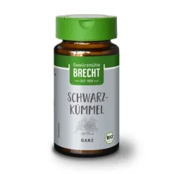 Gewürzmühle Brecht GmbH Gewürze Und Kräuter|Glutenfreie Lebensmittel^Brecht - Schwarzkümmel ganz bio im Glas 40g