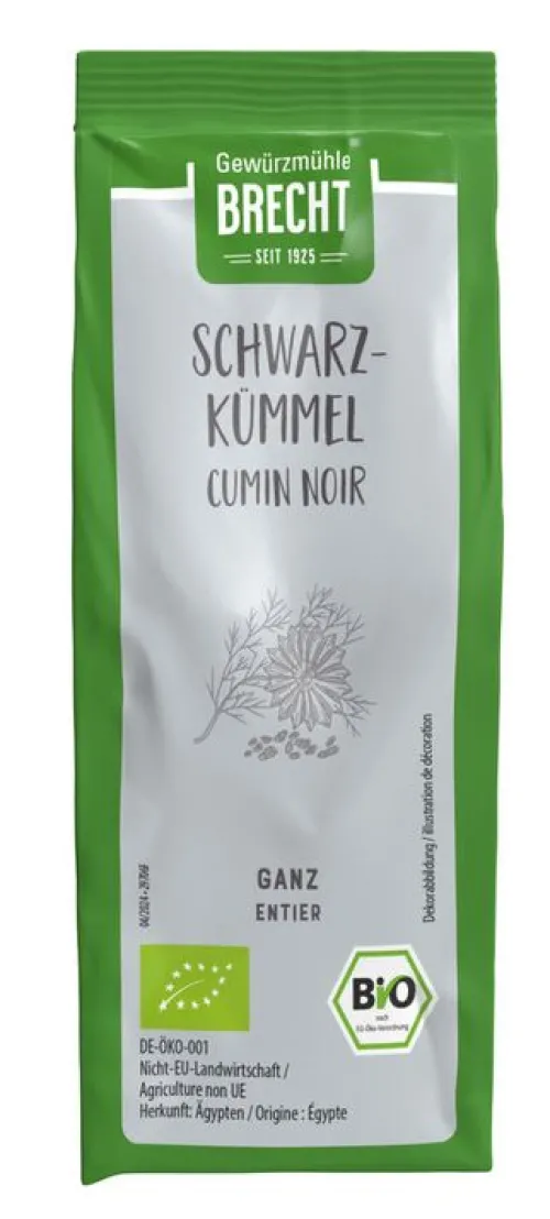 Gewürzmühle Brecht GmbH Gewürze Und Kräuter^Brecht - Schwarzkümmel ganz bio - NFB, 70g