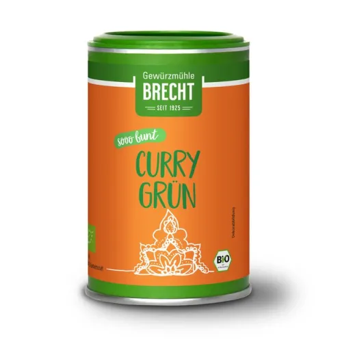 Gewürzmühle Brecht GmbH Gewürze Und Kräuter^Brecht - Würzmischung Curry Grün bio, 55g