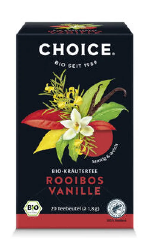 Yogi Tea Glutenfreie Lebensmittel^Choice - Rooibos Vanille, bio, 20x1,8g