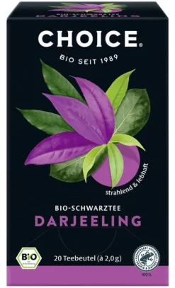 Yogi Tea Glutenfreie Lebensmittel^Choice, Darjeeling Schwarztee bio, 20 Teebeutel