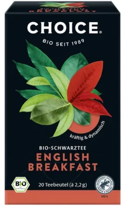 Yogi Tea Glutenfreie Lebensmittel^Choice English Breakfast Schwarztee bio, 20 Teebeutel