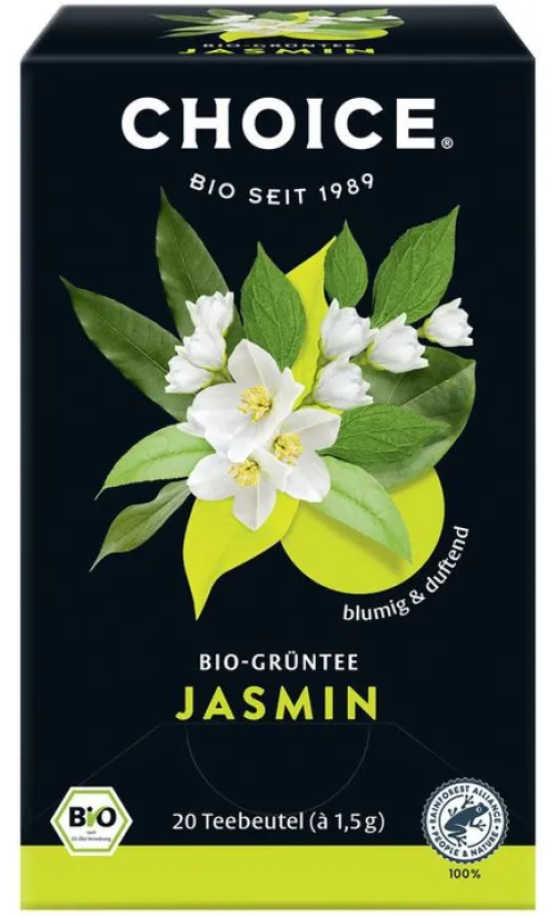 Yogi Tea Glutenfreie Lebensmittel^Choice, Jasmin Grüntee bio, 20 Teebeutel