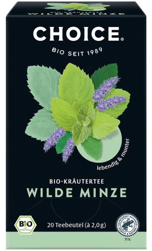Yogi Tea Glutenfreie Lebensmittel^Choice Wilde Minze Kräutertee bio, 20 Teebeutel