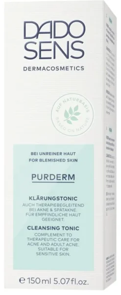 Dado Sens Dermacosmetics Gesichtspflege|Naturkosmetik^DADO SENS - PURDERM Klärungstonic 150ml