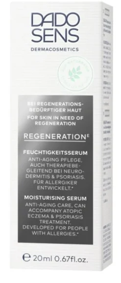 Dado Sens Dermacosmetics Gesichtspflege|Naturkosmetik^DADO SENS - REGENERATION E Feuchtigkeitsserum 20ml