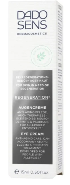 Dado Sens Dermacosmetics Gesichtspflege|Naturkosmetik^DADO SENS - REGENERATION E Augencreme 15ml