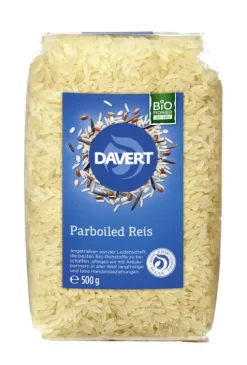 DAVERT Reis|Glutenfreie Lebensmittel^- Parboiled Reis, 500g