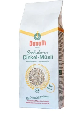 Donath-Mühle GmbH & Co. KG Breie & Müsli^Donath - Sechskorn-Dinkel-Müsli, bio 750g