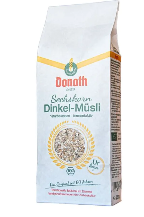 Donath-Mühle GmbH & Co. KG Breie & Müsli^Donath - Sechskorn-Dinkel-Müsli, bio 750g