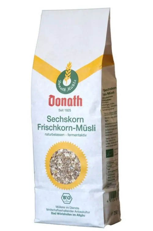 Donath-Mühle GmbH & Co. KG Breie & Müsli^Donath-Mühle - Sechskorn-Frischkorn Müsli bio 750g
