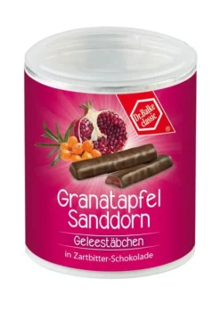 BALKE (FRUCHTWERK) Schokolade^Dr. Balke - Granatapfel-Sanddorn-Geleestäbchen, 175g