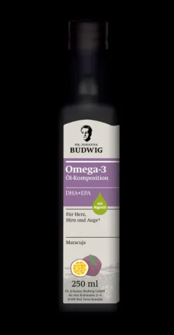 Dr. Johanna Budwig GmbH & Co. KG Fette & Öle^Dr. Johanna Budwig - Omega-3 DHA+EPA Maracuja Öl, 250ml