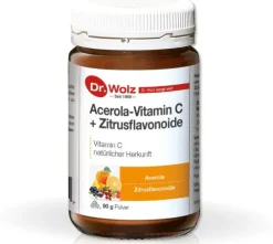 Dr. Wolz Zell GmbH Vitamine Und Mineralien^Dr. Wolz - Acerola - Vitamin C + Zitrusflavonoide 90g