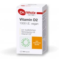 Dr. Wolz Zell GmbH Vitamine Und Mineralien^Dr. Wolz - Vitamin D2 1000 IE vegan 60Stk