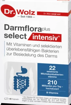 Dr. Wolz Zell GmbH Verdauung^Dr. Wolz Darmflora Plus Select intensiv, 40 Kps