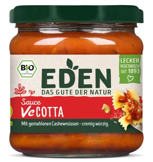 EDEN Saucen Und Dressing^- Sauce VeCotta Bio, 375g