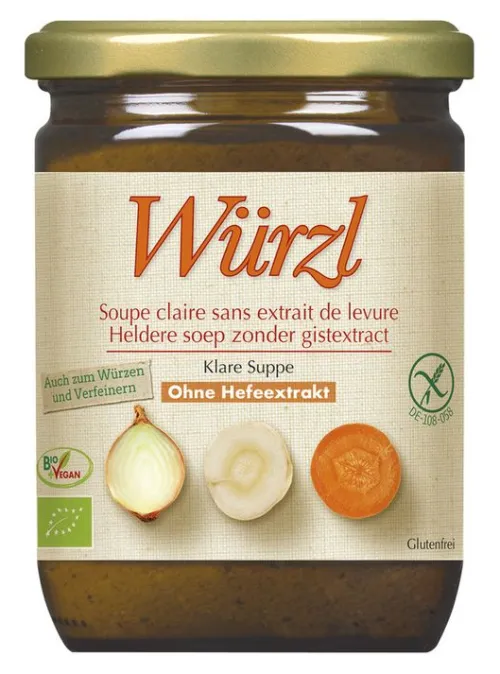 EDEN Brühen & Würze|Brühen^- Würzl hefefrei Klare Suppe im Glas 250g