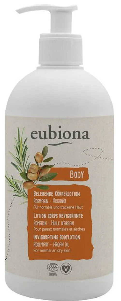 Eubiona Hautpflege^- Belebende Körperlotion Rosmarin-Arganöl, 500ml