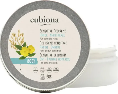 Eubiona Hautpflege|Parfüm Und Deo^- Sensitive Deocreme Hafer-Nachtkerze, 50ml