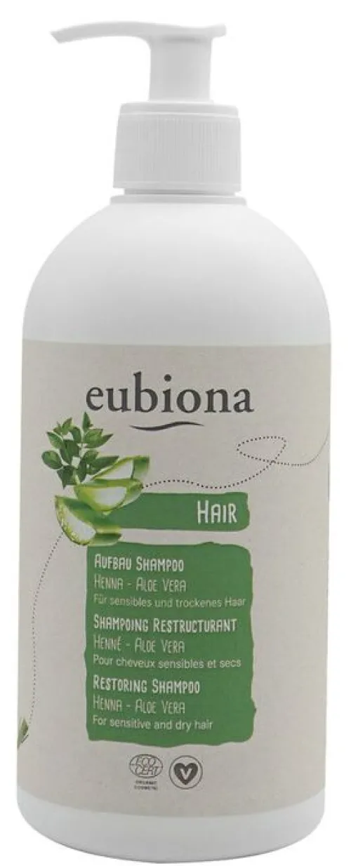 Eubiona Haarpflege^- Shampoo Aufbau Henna-Aloe Vera, 500ml