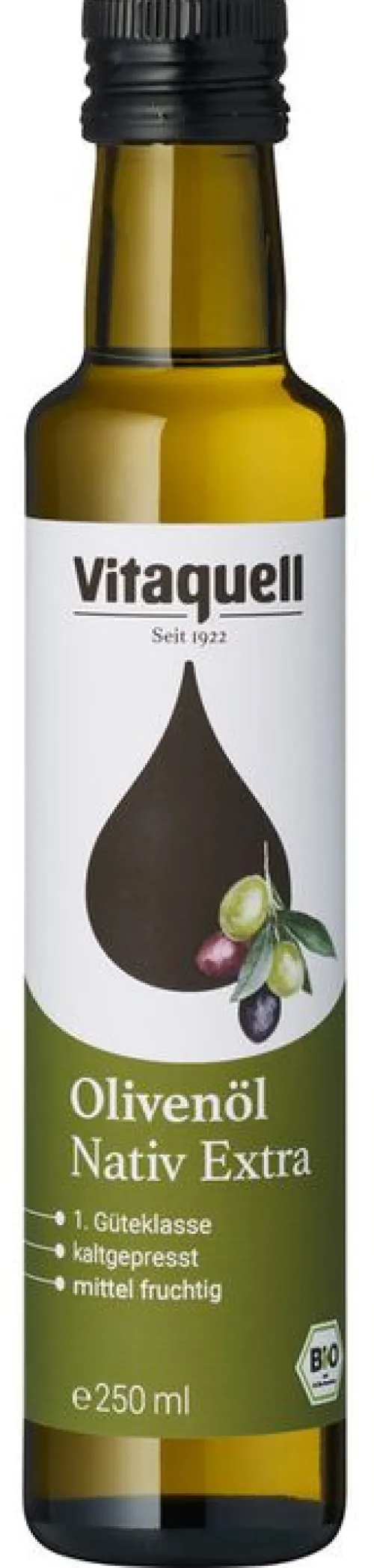 Fauser Vitaquellwerk KG (GmbH & Co.) Fette & Öle|Glutenfreie Lebensmittel^Fauser-Vitaquell - Olivenöl bio 250ml