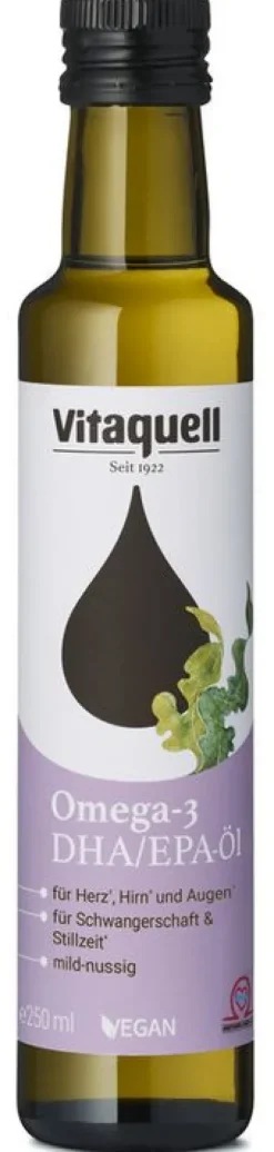 Fauser Vitaquellwerk KG (GmbH & Co.) Fette & Öle|Glutenfreie Lebensmittel^Fauser-Vitaquell - Omega3-DHA-Öl 250ml