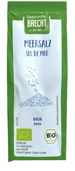 Gewürzmühle Brecht GmbH Gewürze Und Kräuter^Gewürzmühle Brecht - Meersalz grob bio - NFB, 125g