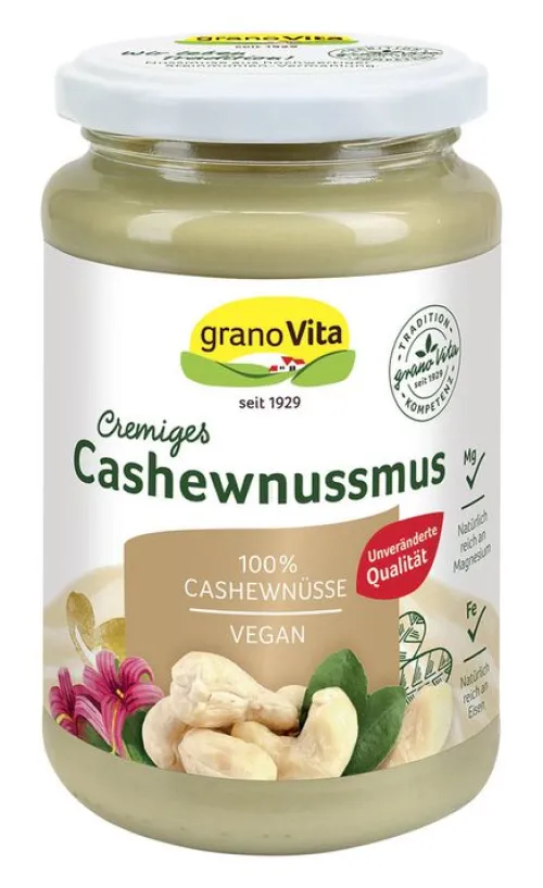 Grano Vita Nussmuse|Glutenfreie Lebensmittel^GranoVita - Cashewnussmus 350g