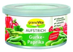 Grano Vita Pikante Brotaufstriche|Glutenfreie Lebensmittel^GranoVita - Gurke-Paprika Sandwich Pastete 125g