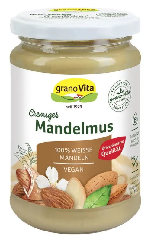 Grano Vita Vegane Brotaufstriche|Nussmuse^Granovita - Mandelmus 500g