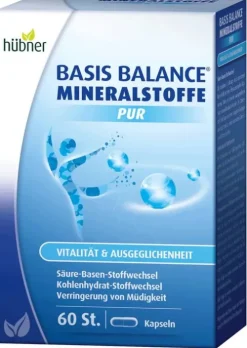 HÜBNER Säure-Basen-Haushalt|Eisen^Hübner - Basis Balance Mineralstoffe Pur 60 Kapseln