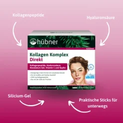 HÜBNER Knorpel Und Knochen|Haare, Haut Und Nägel^Hübner - Kollagen Komplex direkt, 30 Direktsticks à 15ml