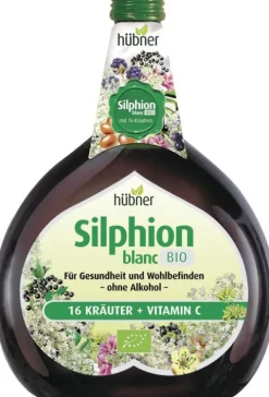 HÜBNER Fruchtsäfte|Glutenfreie Lebensmittel^Hübner - Silphion blanc 16-Kräuter + Vitamin C bio 720ml