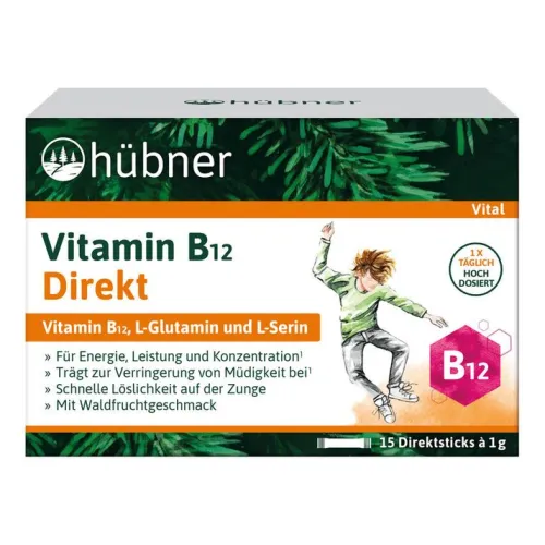 HÜBNER Herz Und Kreislauf|Gedächtnisleistung^Hübner - Vitamin B12 Direkt, 15g