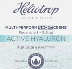 HELIOTROP Nachtcremes|Gesichtspflege^- ACTIVE HYALURON Multi-Perform Nachtcreme 50ml