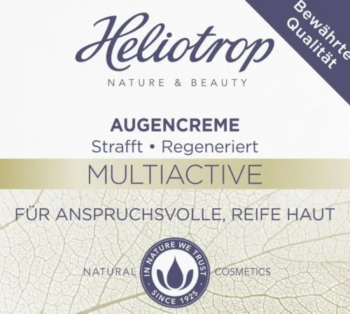 HELIOTROP Gesichtspflege|Naturkosmetik^- Multiactive Augencreme 15ml