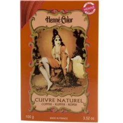 NJD Cosmetics S.A.S Naturkosmetik^Henné Color Paris - Henna Pulver Kupfer, 100g