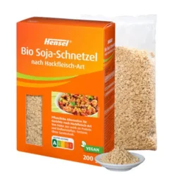 SCHOENENBERGER Vegetarischer Fleischersatz^Hensel - Soja-Schnetzel nach Hackfleisch Art bio, 200g