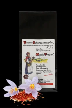 IHRLICH KRÄUTER + HEILMITTEL VERTRIEBS GmbH Verdauung^Ihrlich - Maria Treben Bitterer Schwedentropfen Kräutermischung zum Selbstansatz, 90g