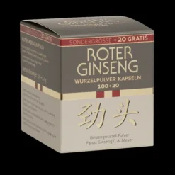 KGV - Korea Ginseng Vertriebs GmbH Pflanzen Und Kräuter^KGV - Roter Ginseng Wurzelpulver Kapseln, 100 + 20, 120 Kaps.