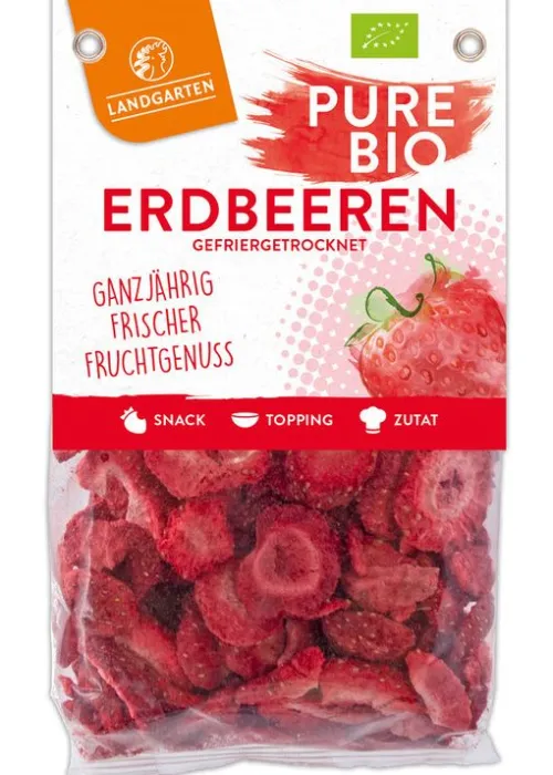 LANDGARTEN GMBH & CO. KG Trockenfrüchte^Landgarten - Bio Erdbeeren gefriergetrocknet, 20g