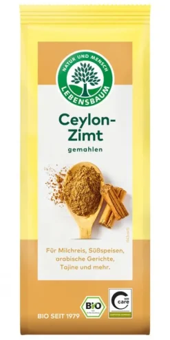 Lebensbaum (Ulrich Walter GmbH) Gewürze Und Kräuter|Glutenfreie Lebensmittel^Lebensbaum - Ceylon-Zimt, gemahlen, 50g