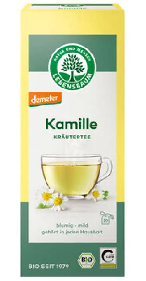 Lebensbaum (Ulrich Walter GmbH) Kräutertee|Glutenfreie Lebensmittel^Lebensbaum - Kamille Kräutertee, 20 FB