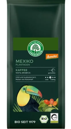 Lebensbaum (Ulrich Walter GmbH) Kaffee|Kaffee^Lebensbaum - Mexiko Plantagen Kaffee, gemahlen, 250g