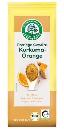 Lebensbaum (Ulrich Walter GmbH) Gewürze Und Kräuter^Lebensbaum- Kurkuma-Orange Porridge-Gewürz, 50g