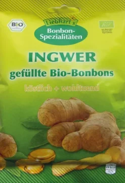 Liebhart's Gesundkost GmbH & Co. KG Bonbons^Liebharts - Bio-Bonbons Ingwer 100g