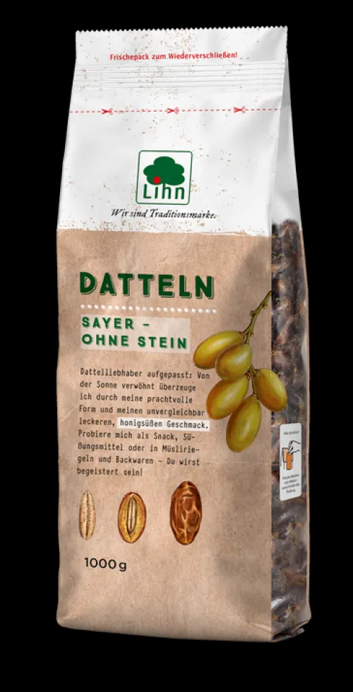 Lorenz & Lihn Trockenfrüchte^Lihn - Datteln Sayer - ohne Stein Aktionspackung 1000g