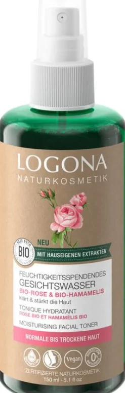 LOGONA Gesichtspflege|Naturkosmetik^- Feuchtigkeitsspendendes Gesichtswasser, 150ml