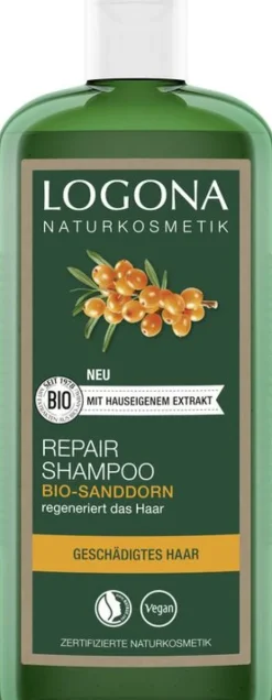 LOGONA Haarpflege^- Repair & Pflege Shampoo Bio-Sanddorn, 250ml